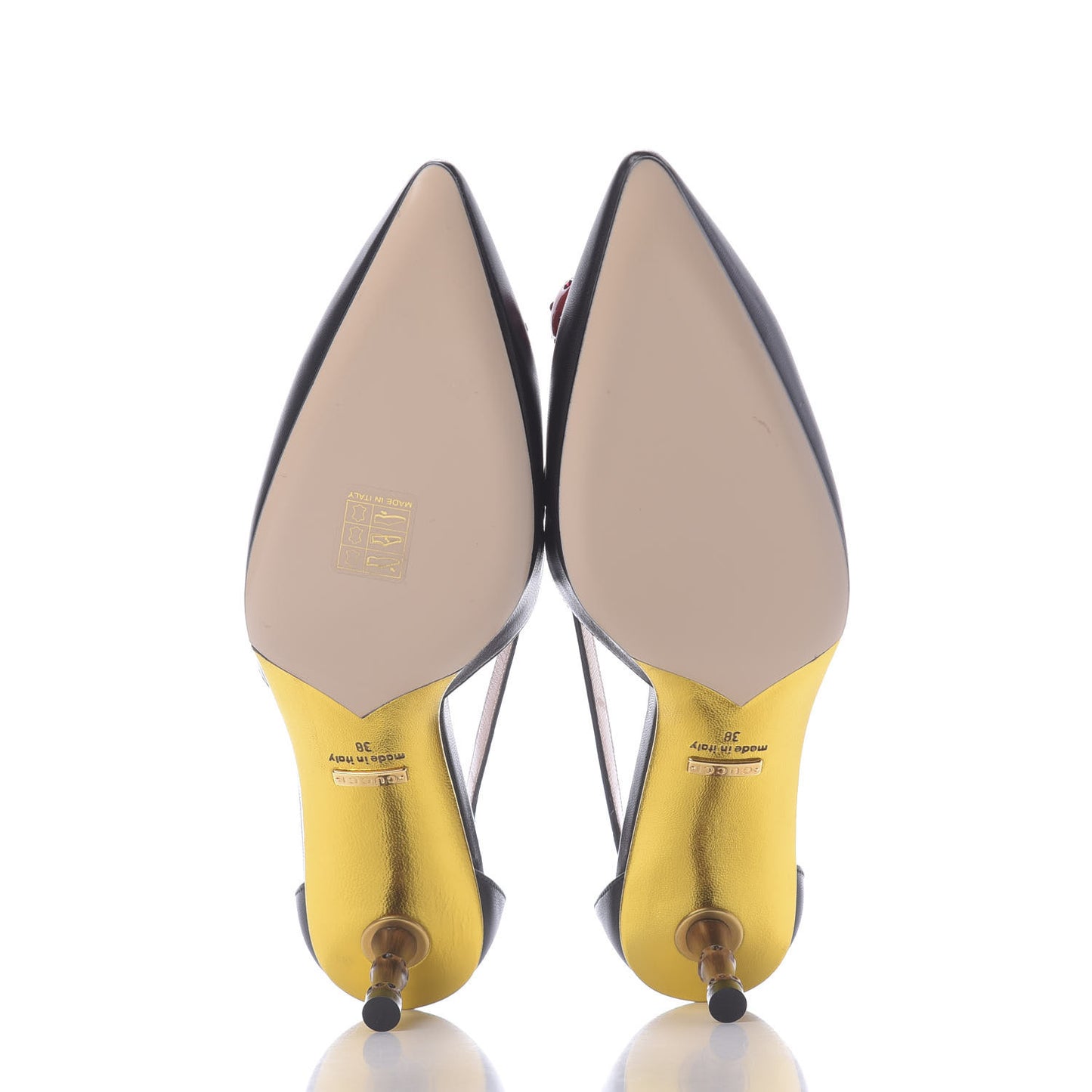 Nappa Unia Cherry Pumps 38 Black