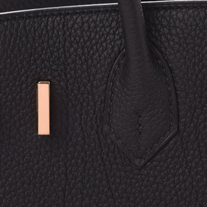 Hermes Togo Birkin 25 Black 24 of 37