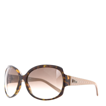 Christian Dior Resin Cannage Dior Lady Sunglasses Tortoise 1 of 8