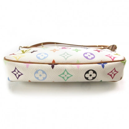 Louis Vuitton Monogram Multicolor Pochette Accessories White 4 of 9