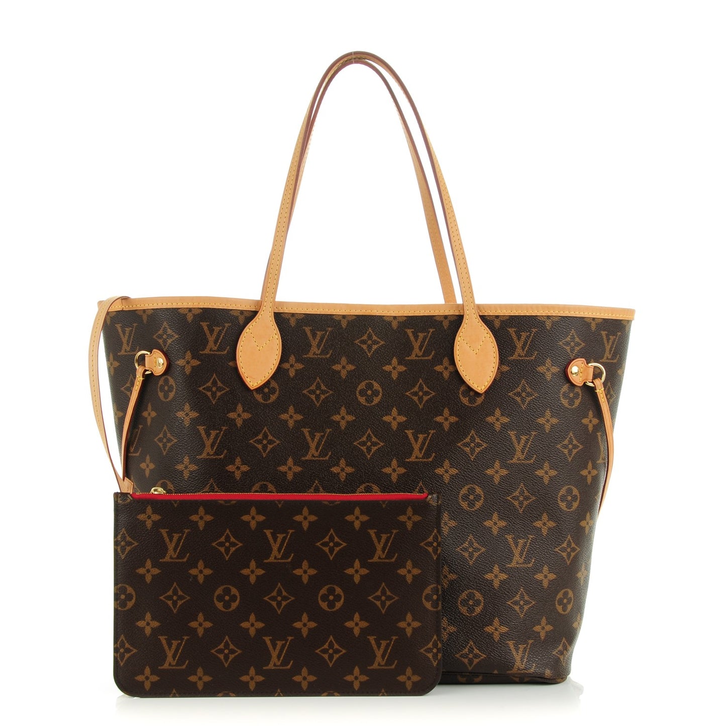 Monogram Neo Neverfull MM Cherry
