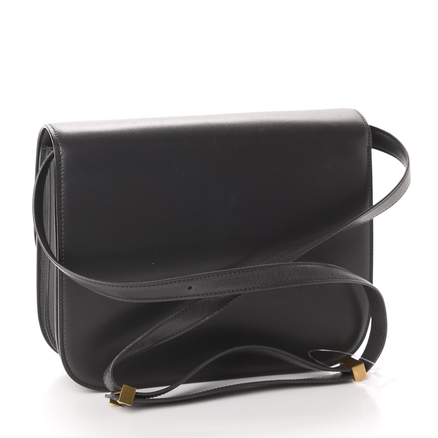 Celine Smooth Calfskin Medium Classic Box Flap Bag Anthracite 3 of 18