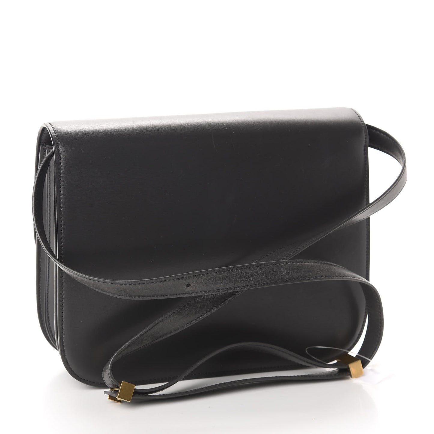 Smooth Calfskin Medium Classic Box Flap Bag Anthracite