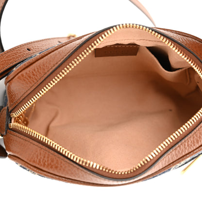 Gucci New Denim GG Monogram Dollar Calfskin Mini Ophidia Shoulder Bag Blue Tea Cuir Epilog 5 of 11