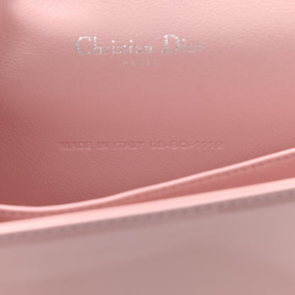 Christian Dior Patent Cannage Lady Dior Convertible Clutch Light Pink 8 of 13