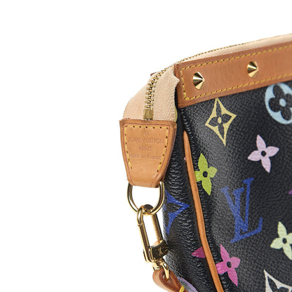 Louis Vuitton Monogram Multicolor Pochette Accessories Black 6 of 11