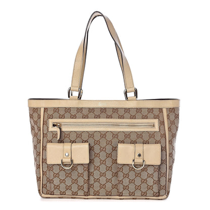 Gucci Monogram Abbey D Ring Tote Beige 1 of 11