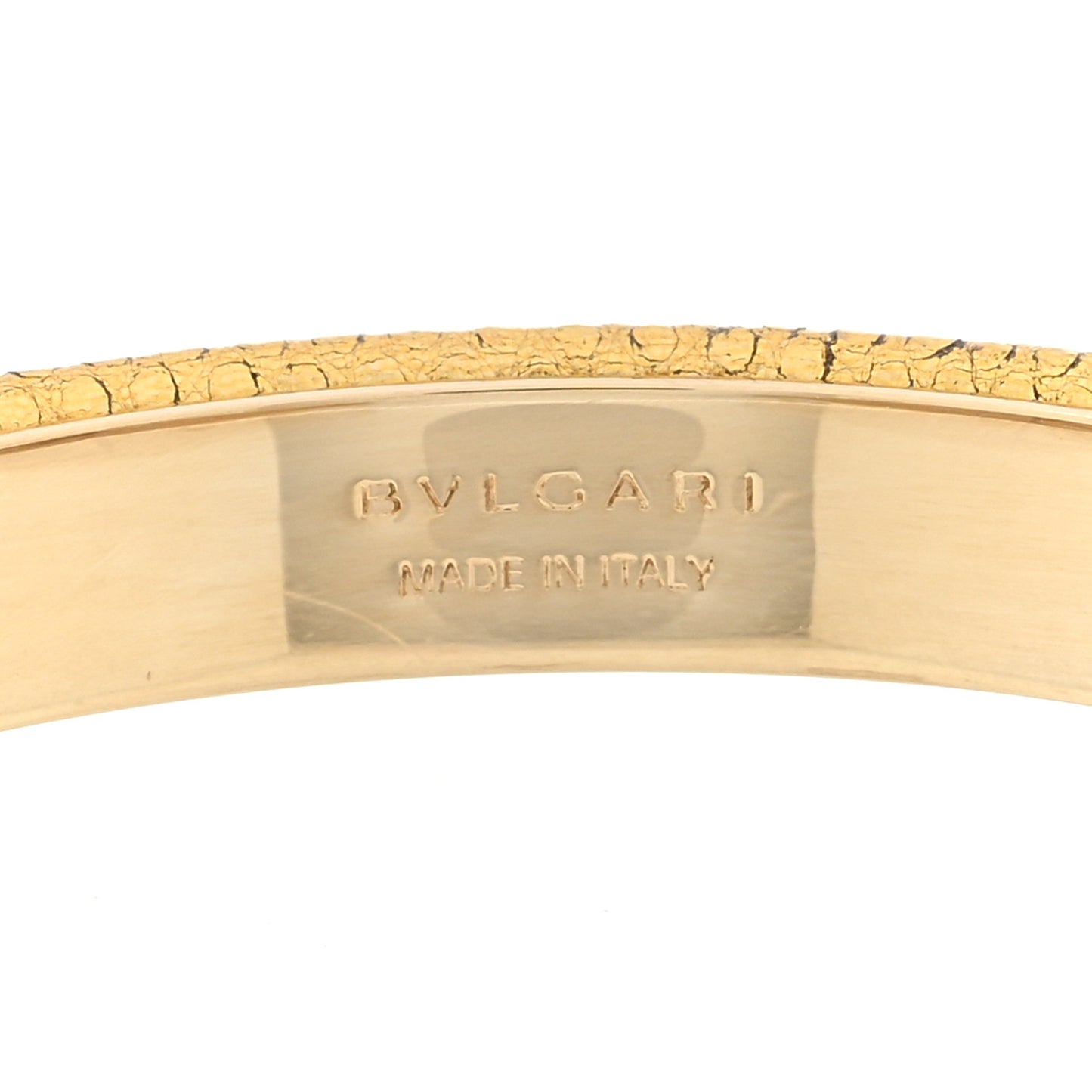 Metallic Karung Serpenti Forever Bracelet Gold