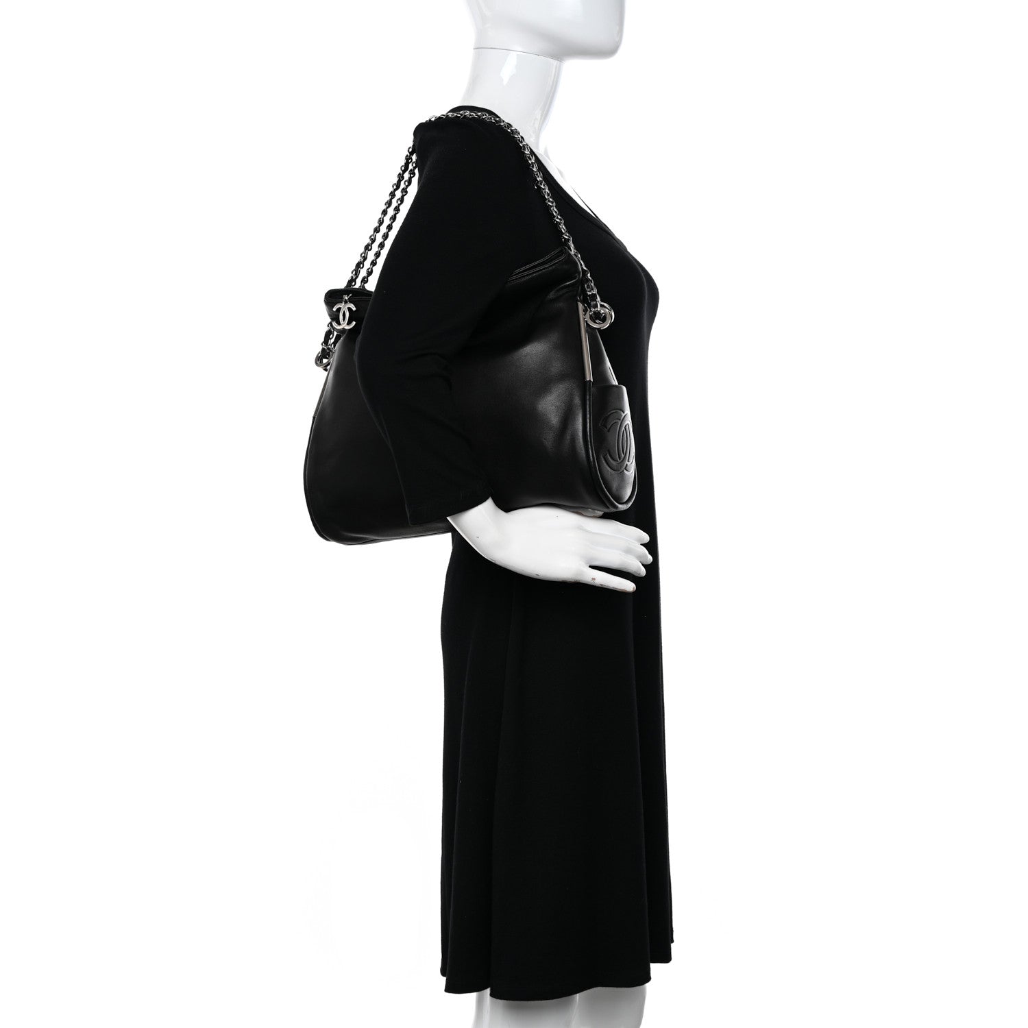 Chanel Lambskin Medium Ultimate Soft Tote Black 2 of 12