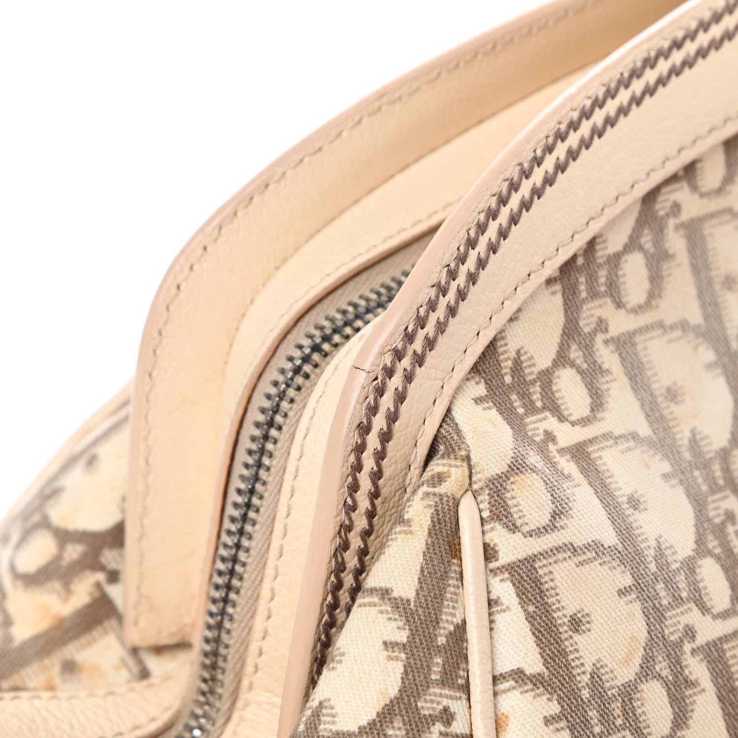 Christian Dior Monogram Vintage Flowers Bowler Beige 17 of 20