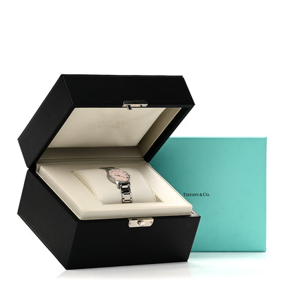 Tiffany Stainless Steel 29mm Atlas 2-Hand Quartz Watch Pink 5 of 5
