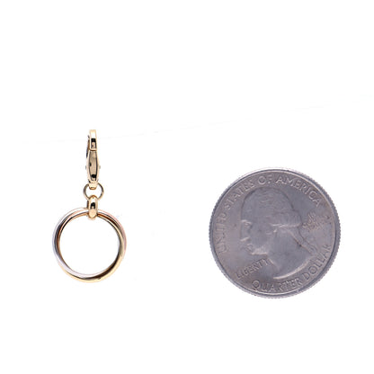 Cartier 18K Pink Yellow White Gold Trinity Charm 2 of 5