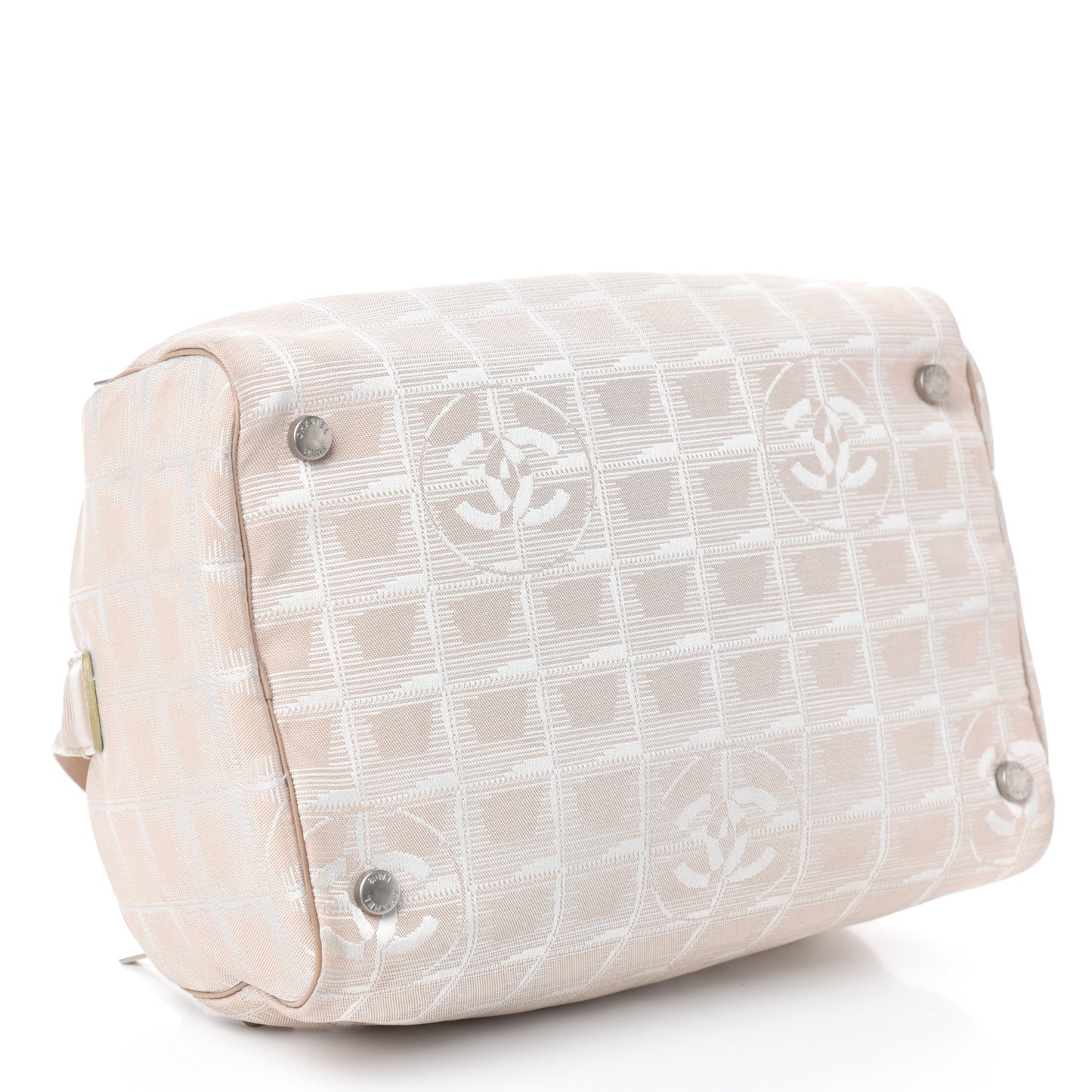 Nylon Travel Cosmetic Case Beige