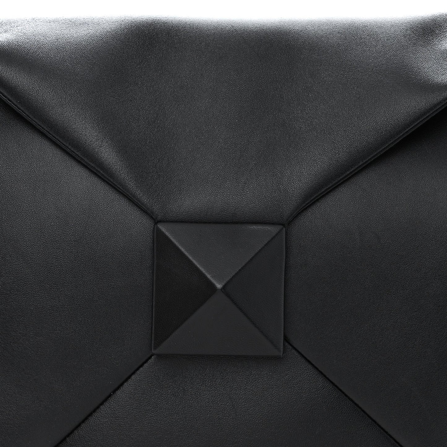 Nappa Monochrome One Stud Hobo Black