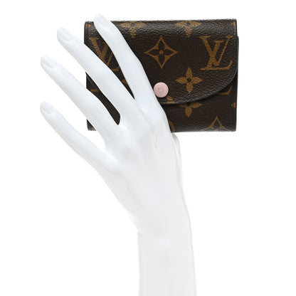 Louis Vuitton Monogram Rosalie Coin Purse Rose Ballerine 2 of 8
