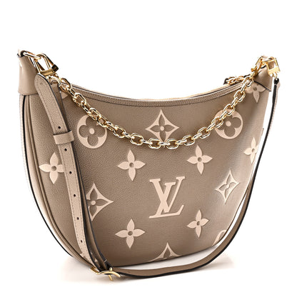 Louis Vuitton Empreinte Monogram Giant Loop Hobo Dove Gray Cream 3 of 9