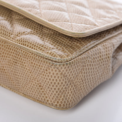 Chanel Lizard Small Square Flap Beige 10 of 25