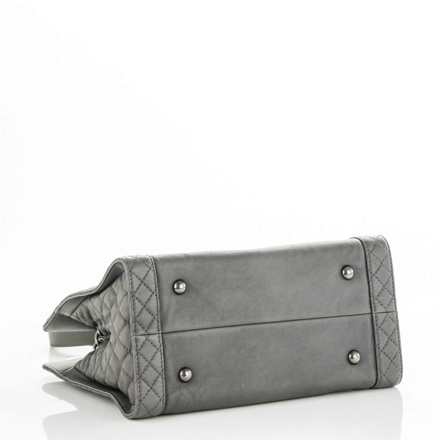 Calfskin Boy Reverso Shopping Tote Grey