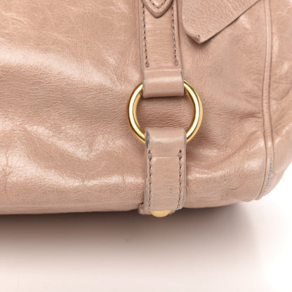 Miu Miu Vitello Lux Mini Bow Bag Cipria 9 of 9