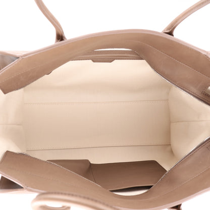 The Row Polished Saddle Calfskin Marlo 14 Tawny Brown 4 of 8