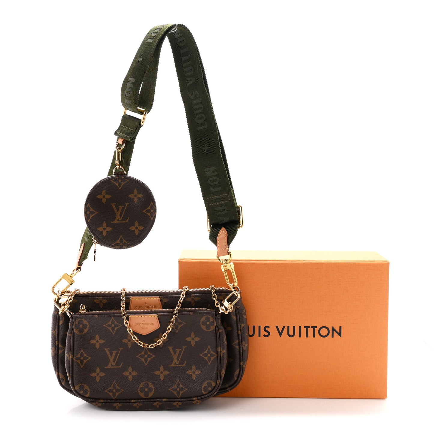 Monogram Multi Pochette Accessories Kaki