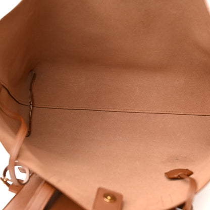 Saint Laurent Calfskin Large Shopping Tote Dark Tan 6 of 12