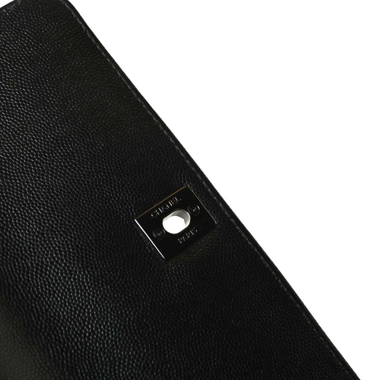 Caviar Chevron Quilted Mini Coco Handle Flap So Black