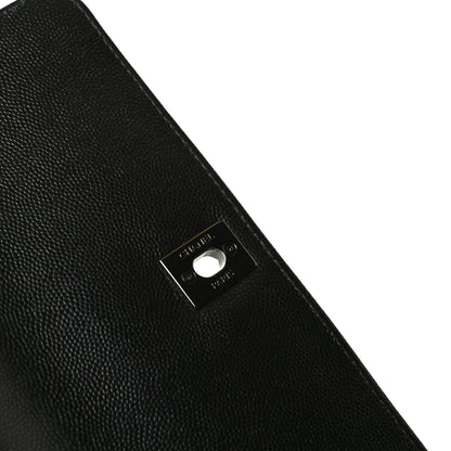 Chanel Caviar Chevron Quilted Mini Coco Handle Flap So Black 12 of 14