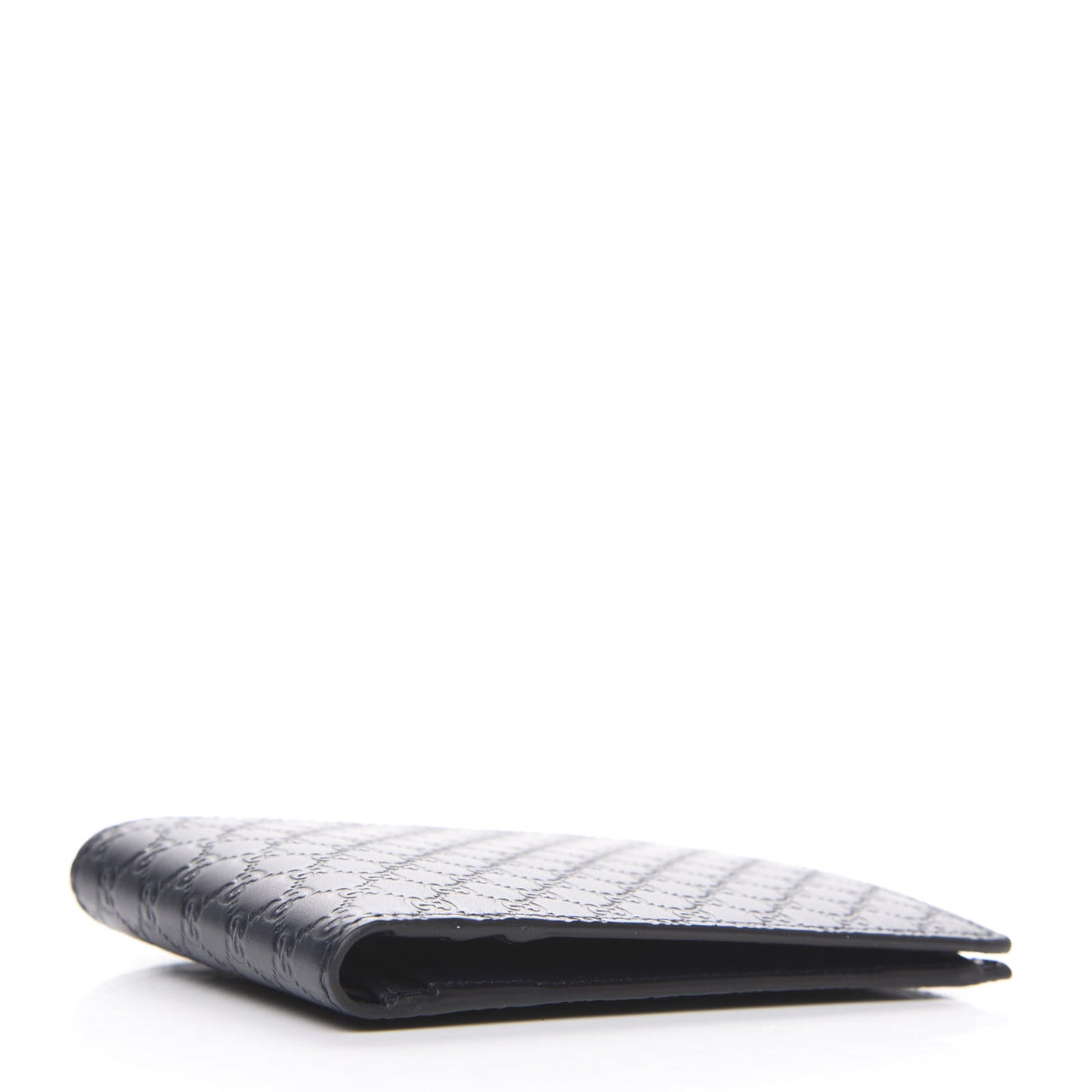 Microguccissima Bi-Fold Wallet Navy Blue