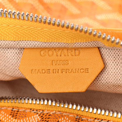 Goyard Goyardine Fidji Zip Hobo Yellow 6 of 13