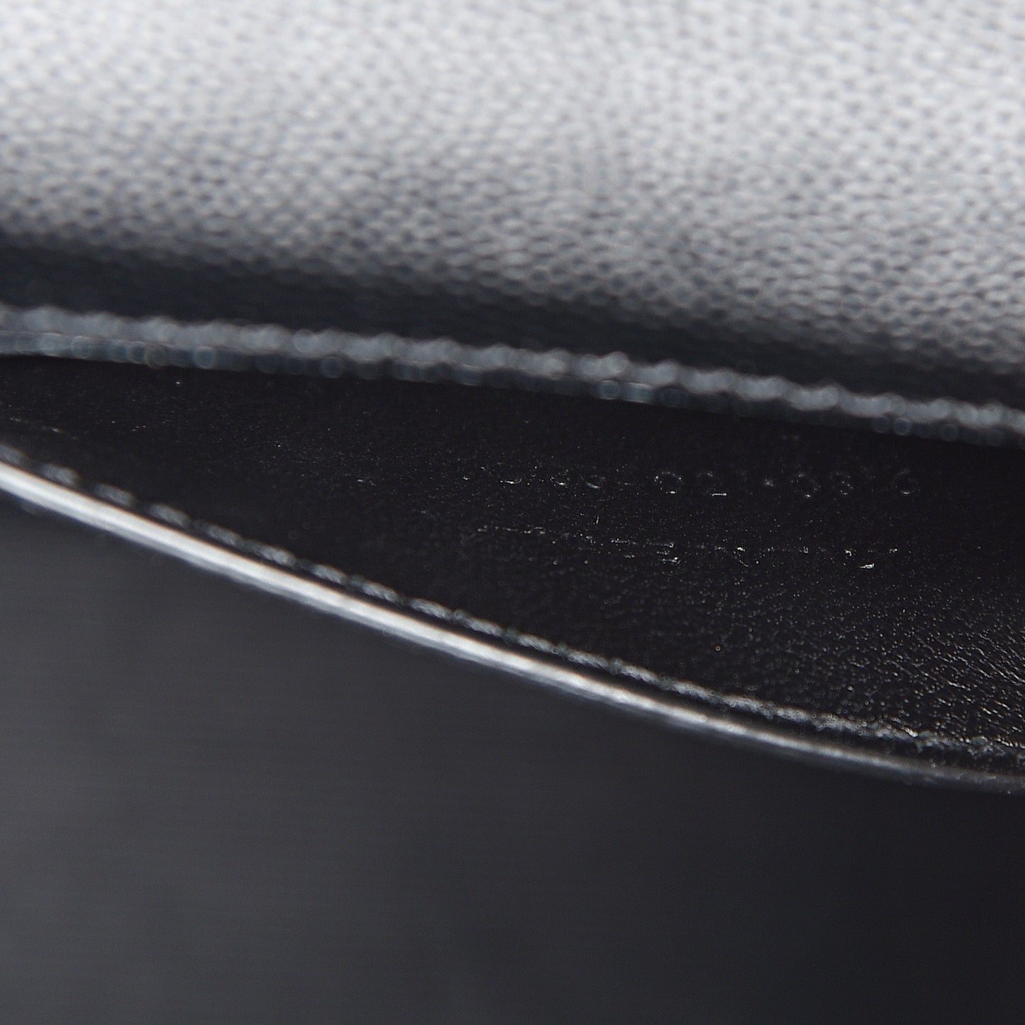 Grain De Poudre Medium Classic Monogram Kate Satchel Black White