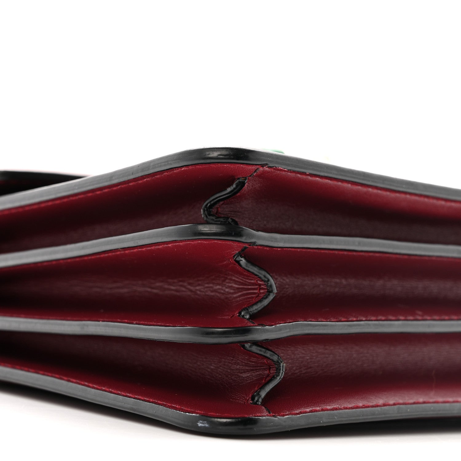 Bulgari Calfskin Serpenti Forever Top Handle Burgundy 10 of 14