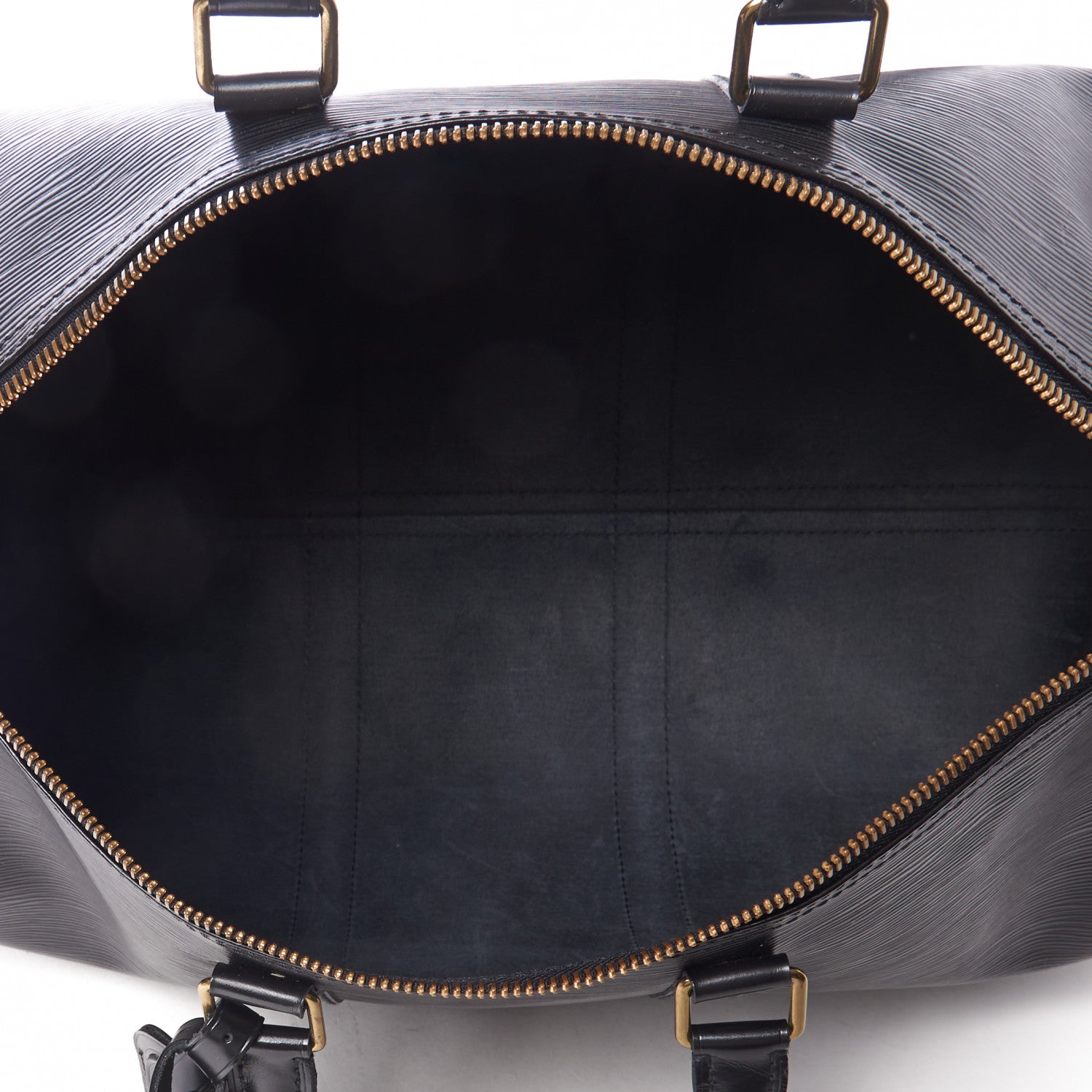 Louis Vuitton Epi Keepall 45 Black 5 of 12