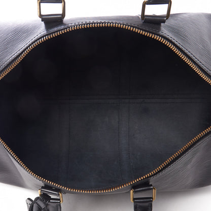 Louis Vuitton Epi Keepall 45 Black 5 of 12