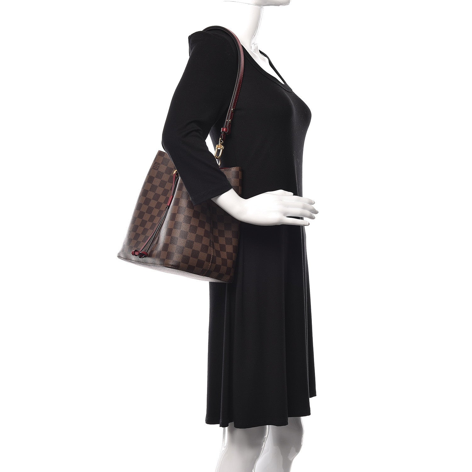 Louis Vuitton Damier Ebene Neonoe MM Cherry Berry 2 of 8