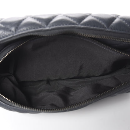 Chanel Calfskin Quilted Waist Bag Dark Grey 10 of 11