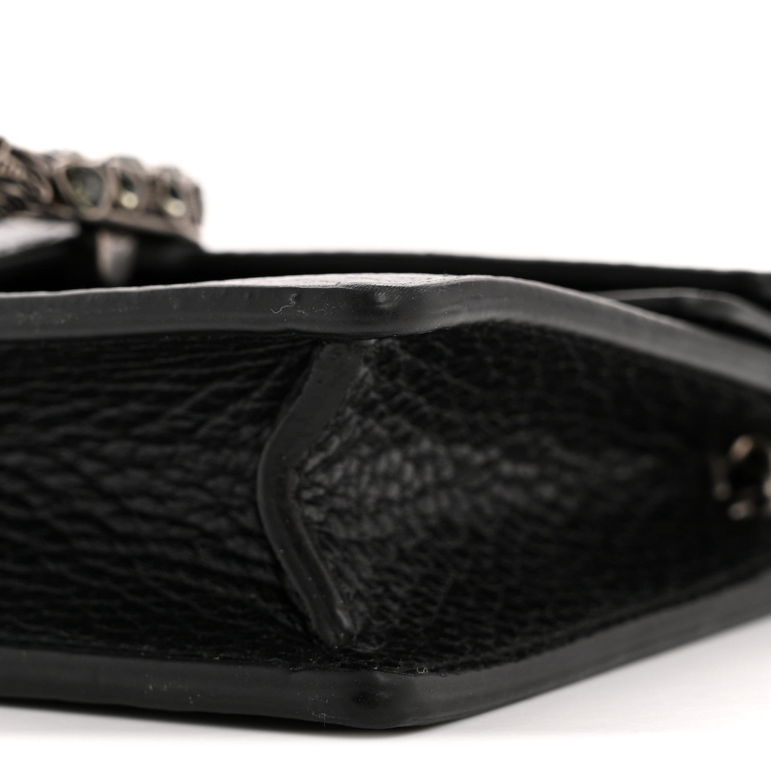 Gucci Calfskin Super Mini Dionysus Shoulder Bag Black 9 of 10