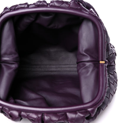 Bottega Veneta Nappa Maxi Intrecciato The Pouch Oversized Clutch Grape 6 of 9