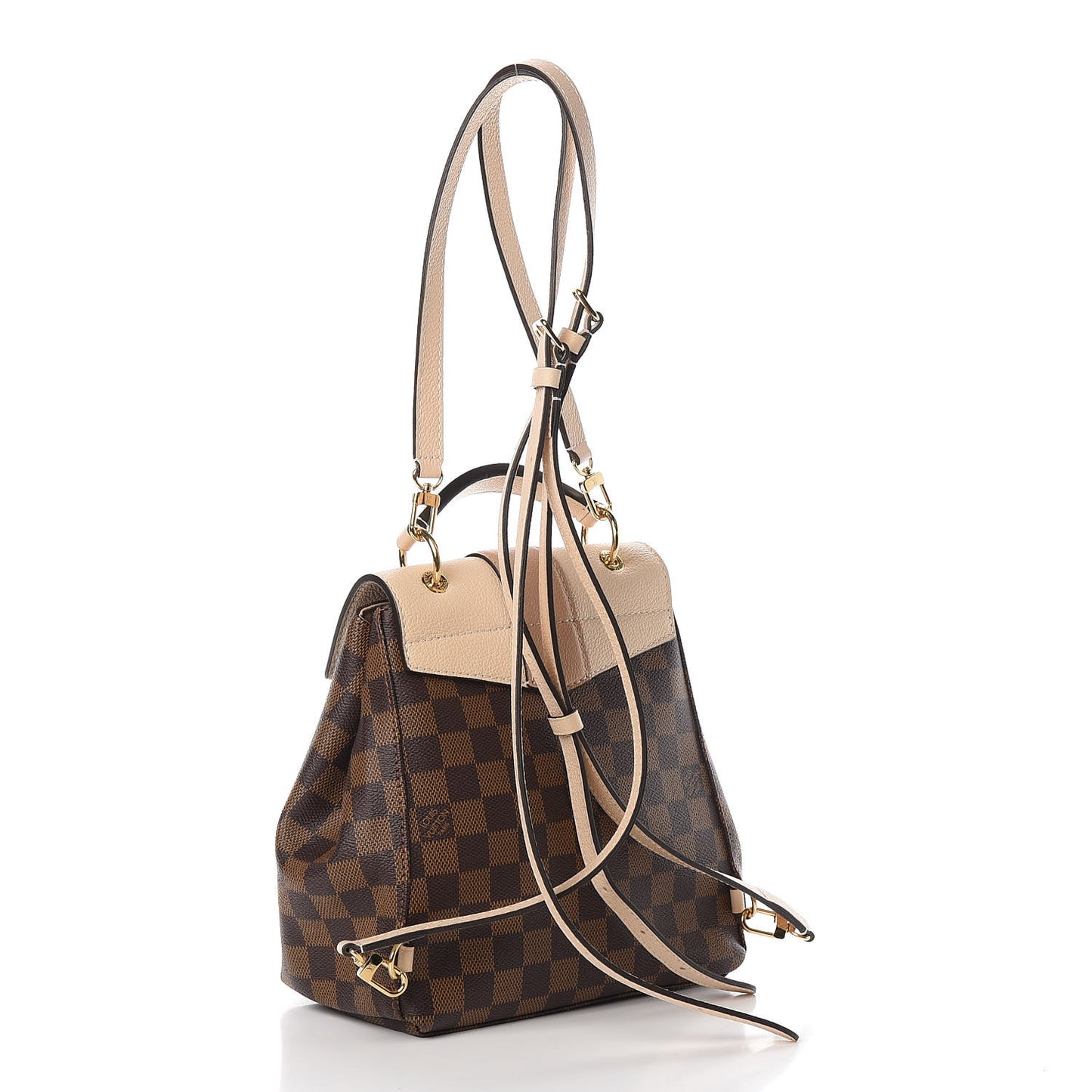 Damier Ebene Clapton Backpack Creme