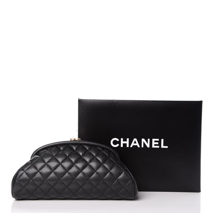 Chanel Caviar Quilted Timeless Clutch Black 10 of 10