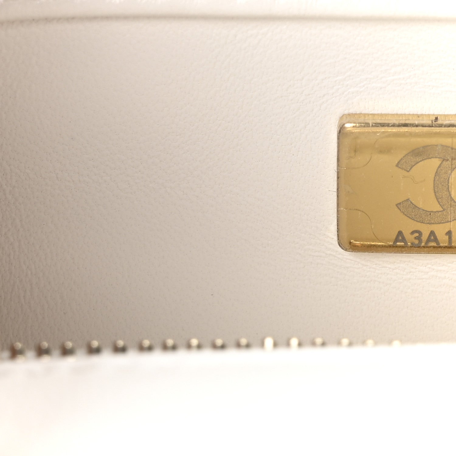 Chanel Sequin Mini Rectangular Flap White 7 of 10