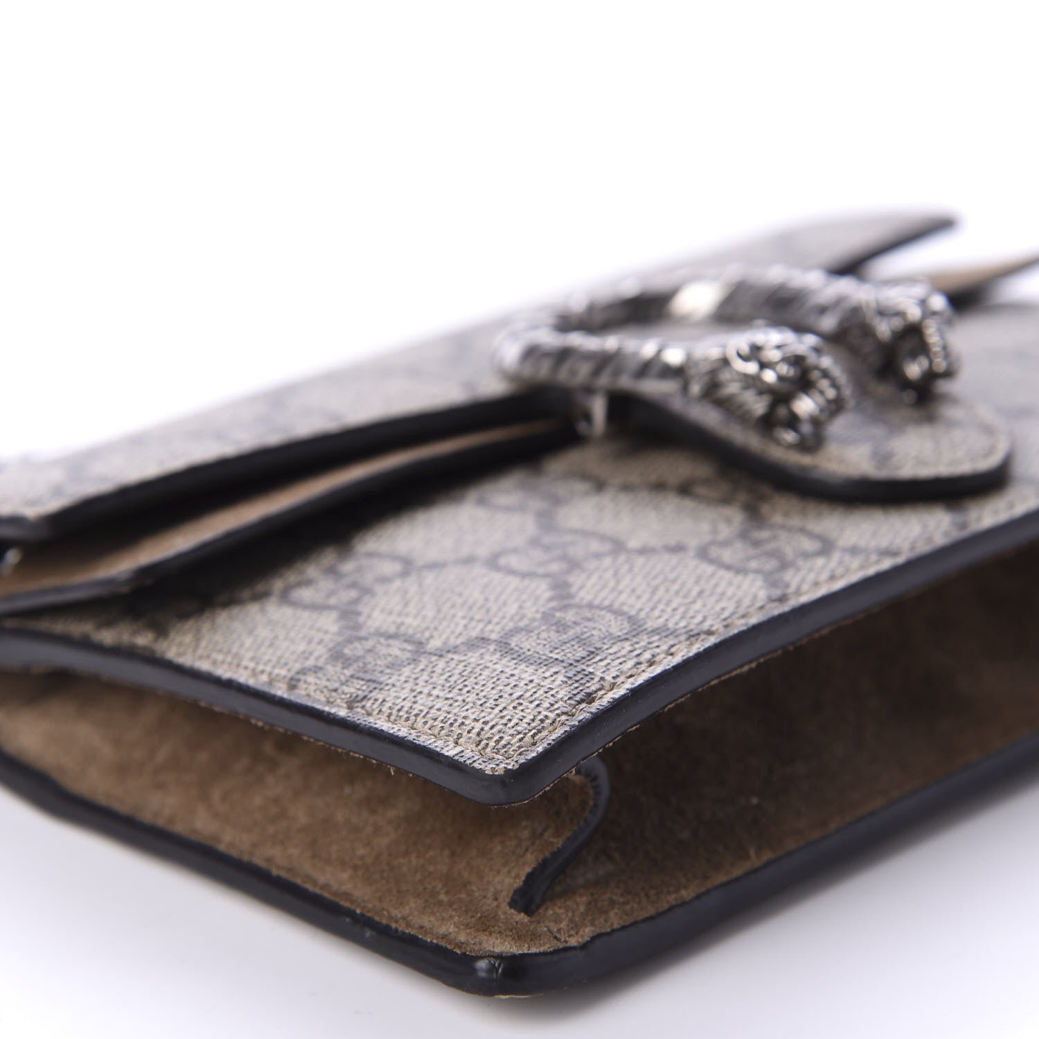 Gucci GG Supreme Monogram Super Mini Dionysus Shoulder Bag Taupe 6 of 12