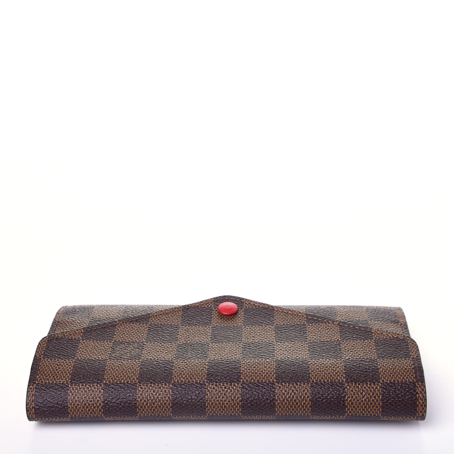 Damier Ebene Josephine Wallet Red