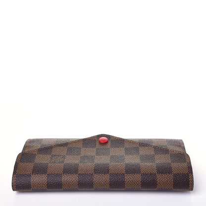 Louis Vuitton Damier Ebene Josephine Wallet Red 12 of 12