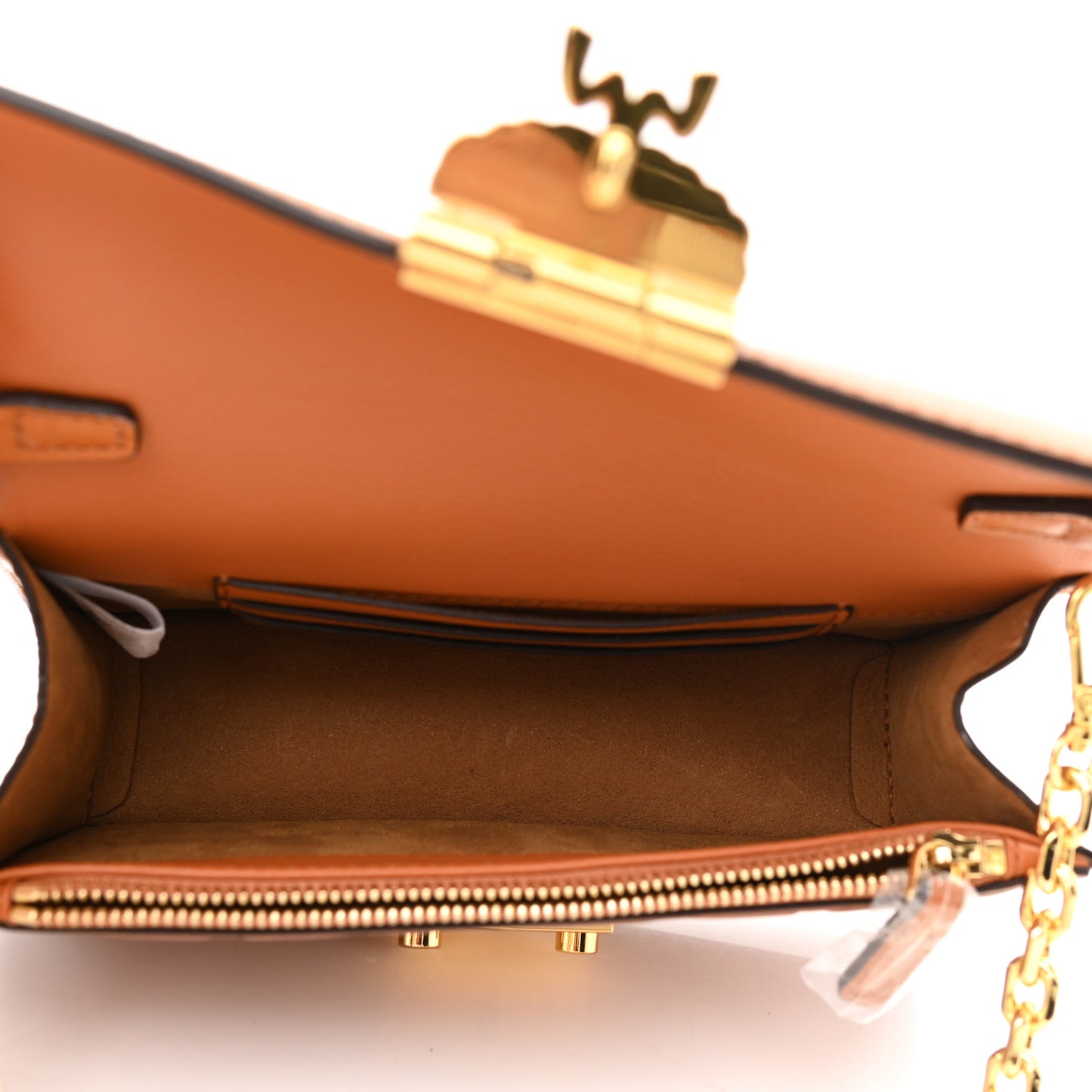 Cubic Monogram Mini Tracy Crossbody Bag Cognac