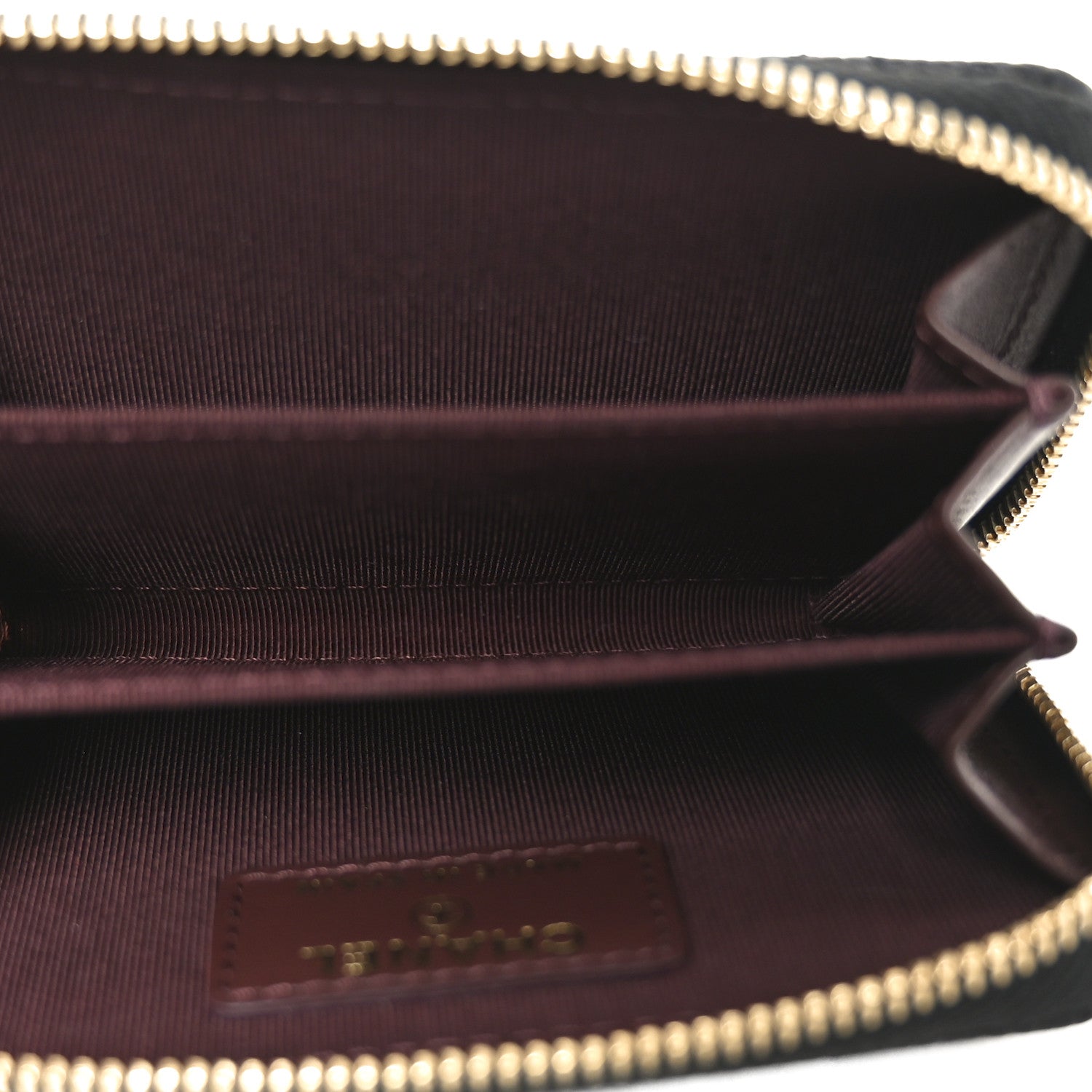 Chanel Caviar Quilted Zip Coin Purse Black 5 of 8