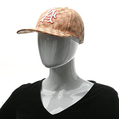 Gucci X MLB Monogram LA Dodgers Baseball Hat 57-61 Beige Ruggine 2 of 8