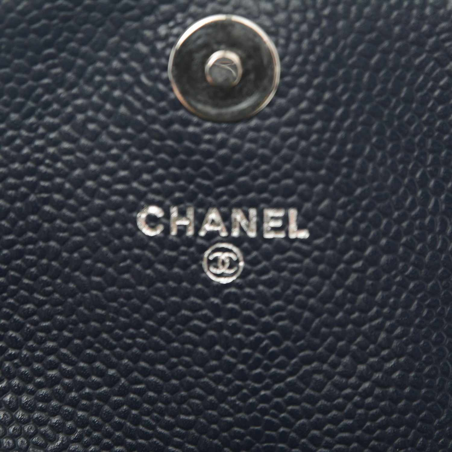 Chanel Caviar Half Moon Wallet On Chain WOC Marine 6 of 8