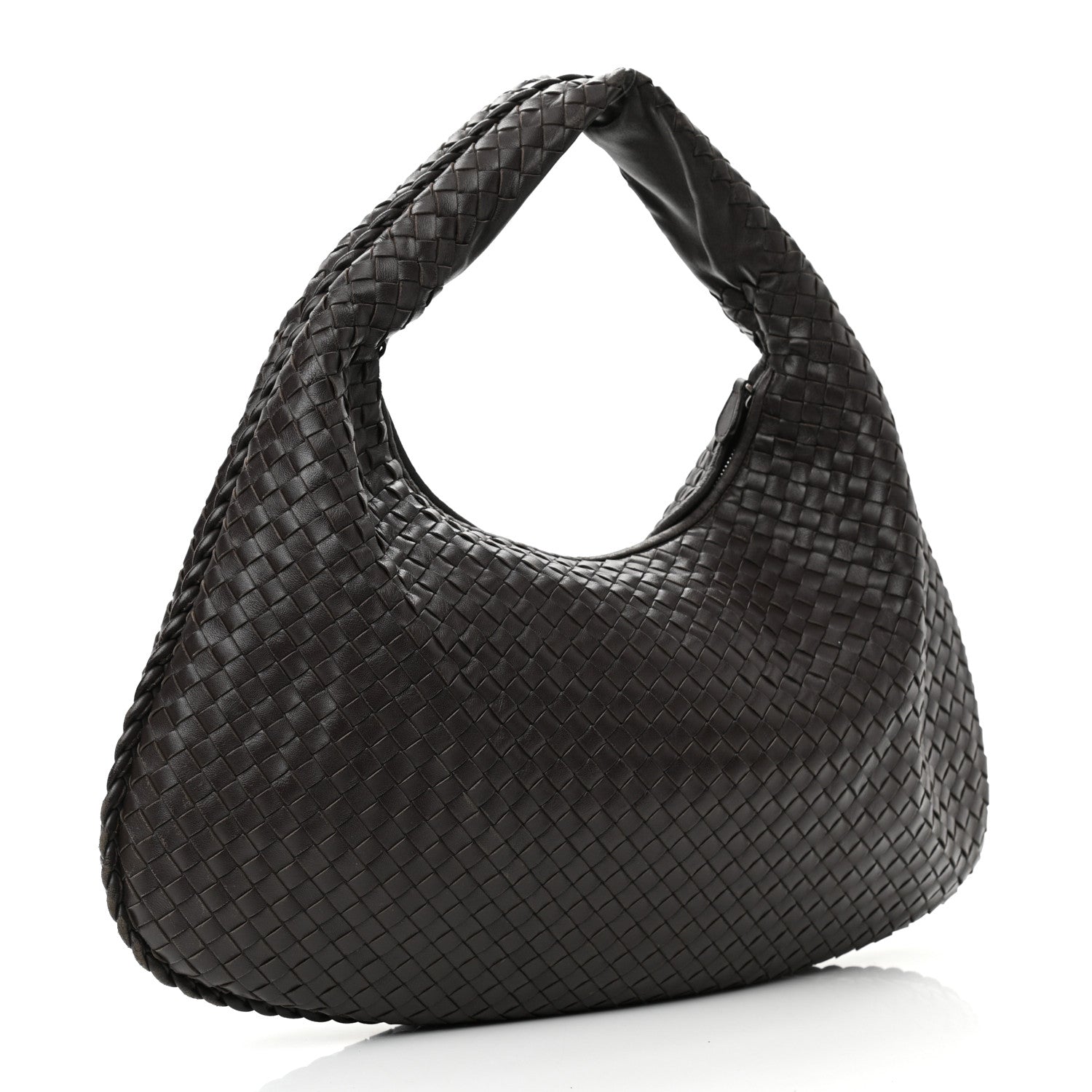 Bottega Veneta Nappa Intrecciato Large Veneta Hobo Ebano 3 of 10