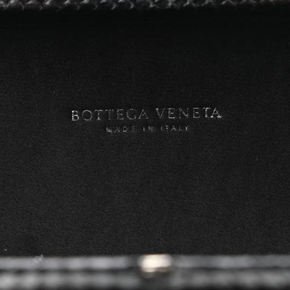 Bottega Veneta Satin Ayers Intreccio Impero Stretch Knot Clutch Black 6 of 11